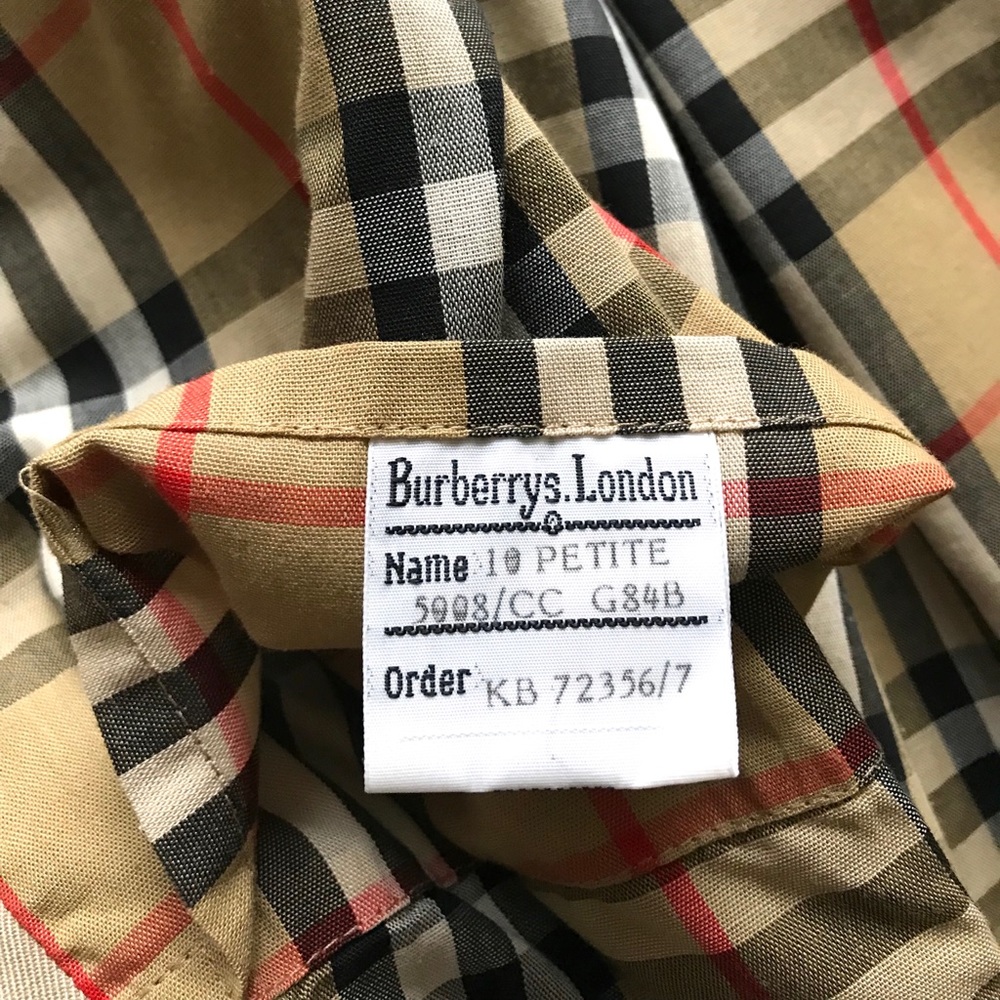 AUTHENTIC Burberry Vintage Trench - Picture 4 of 9